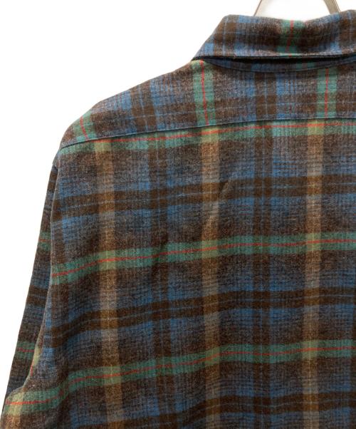 PENDLETON（ペンドルトン）PENDLETON (ペンドルトン) ウールチェックシャツ ブラウン サイズ:Lの古着・服飾アイテム