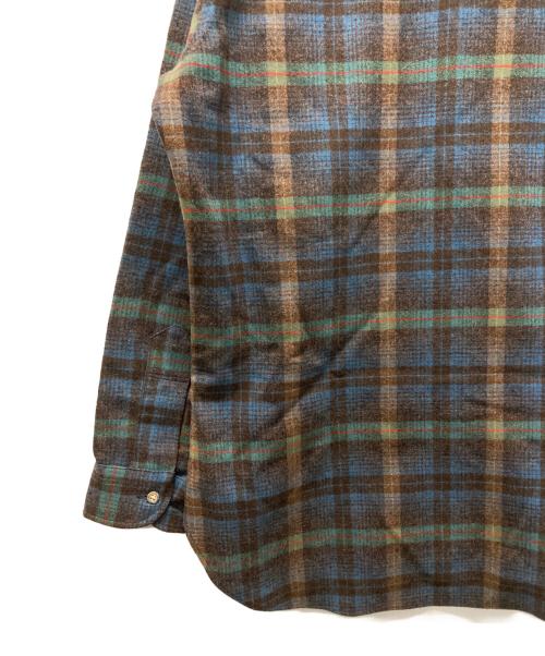 PENDLETON（ペンドルトン）PENDLETON (ペンドルトン) ウールチェックシャツ ブラウン サイズ:Lの古着・服飾アイテム