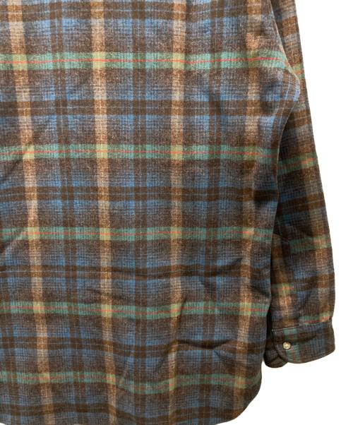 PENDLETON（ペンドルトン）PENDLETON (ペンドルトン) ウールチェックシャツ ブラウン サイズ:Lの古着・服飾アイテム