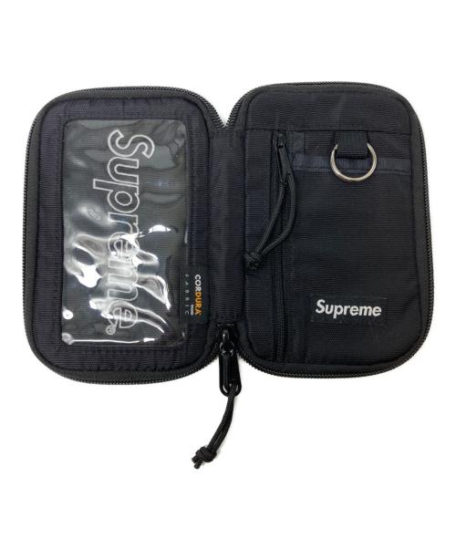 SUPREME（シュプリーム）SUPREME (シュプリーム) small zip pouch ブラックの古着・服飾アイテム