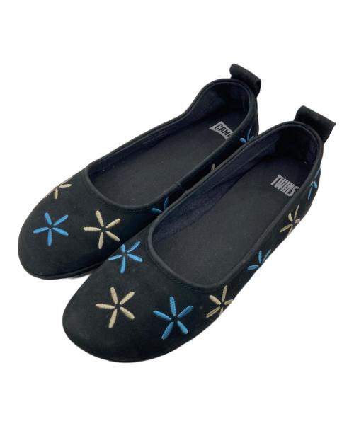 CAMPER（カンペール）CAMPER (カンペール) ツインズ フラットシューズ ブラック サイズ:24cmの古着・服飾アイテム