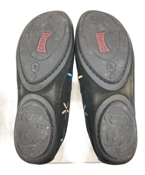 CAMPER（カンペール）CAMPER (カンペール) ツインズ フラットシューズ ブラック サイズ:24cmの古着・服飾アイテム