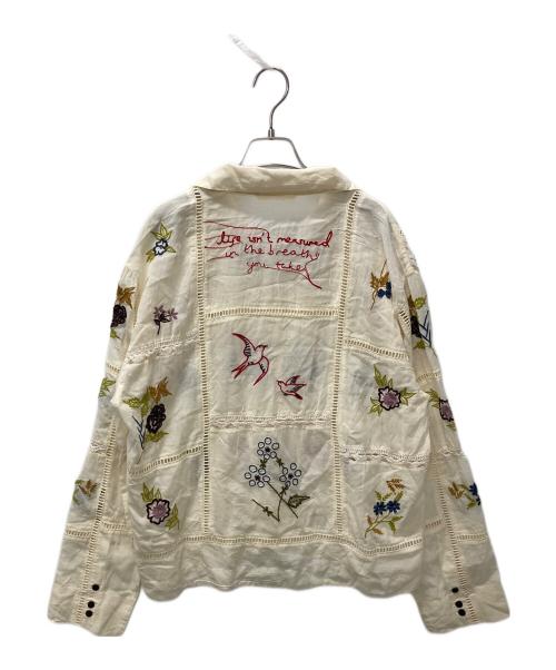 TODAYFUL（トゥデイフル）TODAYFUL (トゥデイフル) Embroidery Patchwork Shirts ベージュ サイズ:Fの古着・服飾アイテム