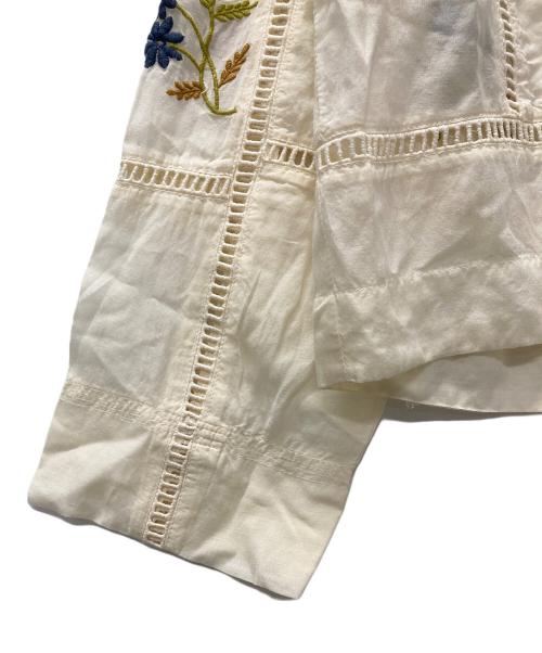 TODAYFUL（トゥデイフル）TODAYFUL (トゥデイフル) Embroidery Patchwork Shirts ベージュ サイズ:Fの古着・服飾アイテム