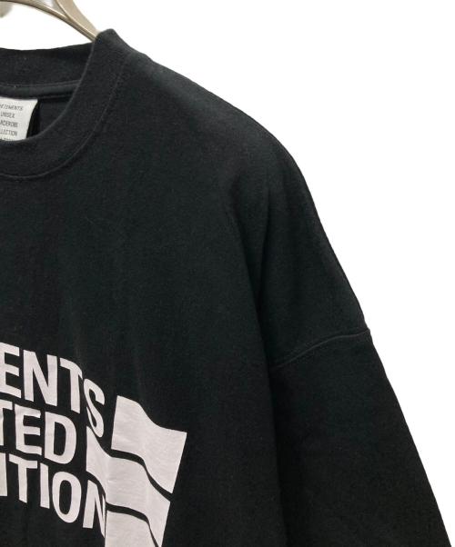 VETEMENTS（ヴェトモン）VETEMENTS (ヴェトモン) BIG LOGO LIMITED EDITION T-SHIRT ブラック サイズ:Sの古着・服飾アイテム