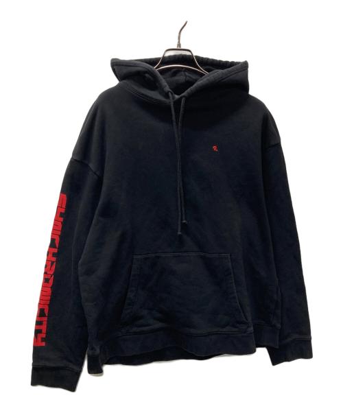 RAF SIMONS（ラフシモンズ）RAF SIMONS (ラフシモンズ) SYNCHRONICITY Pullover Parka/シンクロニシティ スウェット プルオーバーパーカー ブラック サイズ:Mの古着・服飾アイテム