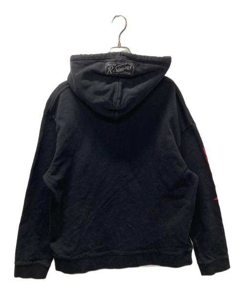 RAF SIMONS（ラフシモンズ）RAF SIMONS (ラフシモンズ) SYNCHRONICITY Pullover Parka/シンクロニシティ スウェット プルオーバーパーカー ブラック サイズ:Mの古着・服飾アイテム