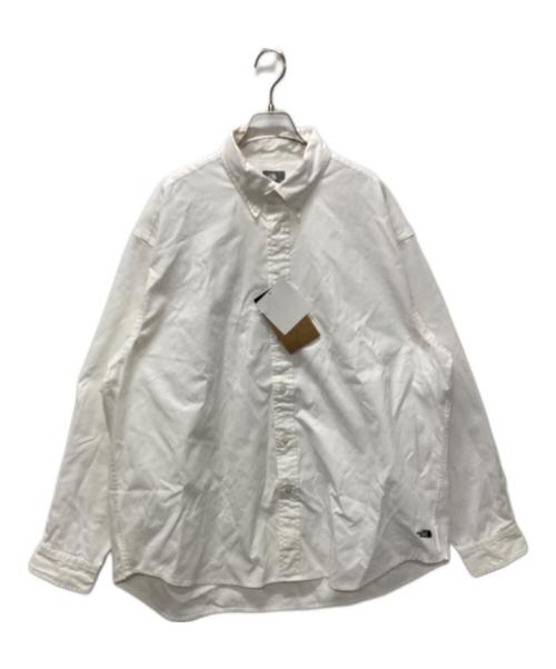 THE NORTH FACE（ザ ノース フェイス）THE NORTH FACE (ザ ノース フェイス) ロングスリーブハーフドームシャツ ホワイト サイズ:XLの古着・服飾アイテム