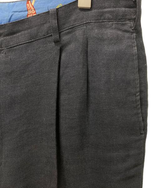 PAPAS（パパス）PAPAS (パパス) リネンパンツ ネイビー サイズ:XLの古着・服飾アイテム