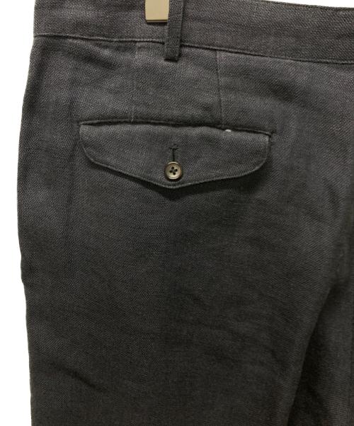 PAPAS（パパス）PAPAS (パパス) リネンパンツ ネイビー サイズ:XLの古着・服飾アイテム