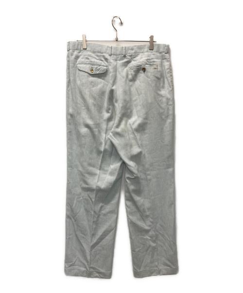 PAPAS（パパス）PAPAS (パパス) リネン混パンツ スカイブルー サイズ:XLの古着・服飾アイテム