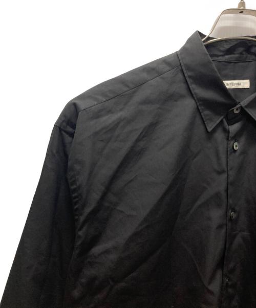 INTERIM（インテリム）INTERIM (インテリム) LIMITED HYPER BIG COTTON SILK POPLIN REGULAR COLLAR SHIRTS ブラック サイズ:不明の古着・服飾アイテム