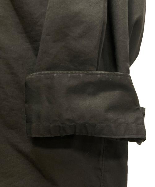 INTERIM（インテリム）INTERIM (インテリム) LIMITED HYPER BIG COTTON SILK POPLIN REGULAR COLLAR SHIRTS ブラック サイズ:不明の古着・服飾アイテム