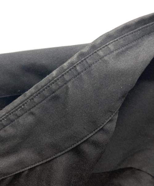 INTERIM（インテリム）INTERIM (インテリム) LIMITED HYPER BIG COTTON SILK POPLIN REGULAR COLLAR SHIRTS ブラック サイズ:不明の古着・服飾アイテム