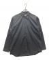 INTERIM（インテリム）の古着「LIMITED HYPER BIG COTTON SILK POPLIN REGULAR COLLAR SHIRTS」｜ブラック