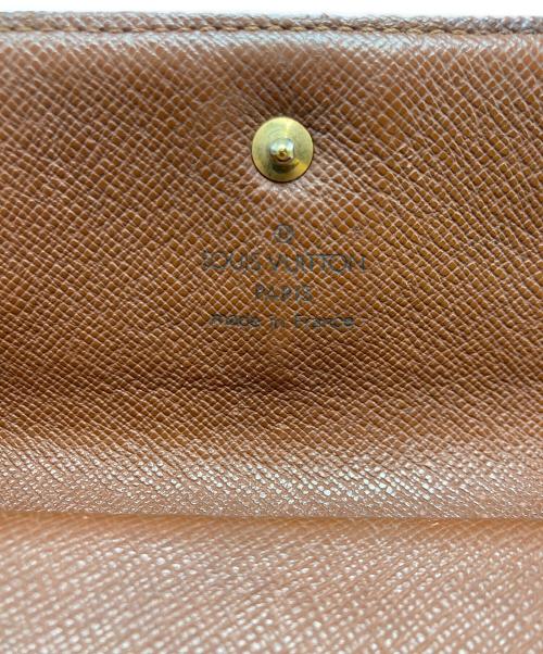 LOUIS VUITTON（ルイ ヴィトン）LOUIS VUITTON (ルイ ヴィトン) ポルトトレゾール/3つ折り財布 ブラウンの古着・服飾アイテム
