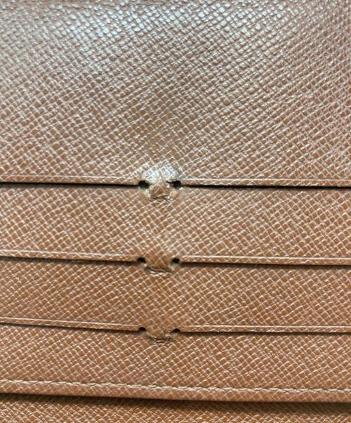 LOUIS VUITTON（ルイ ヴィトン）LOUIS VUITTON (ルイ ヴィトン) ポルトトレゾール/3つ折り財布 ブラウンの古着・服飾アイテム