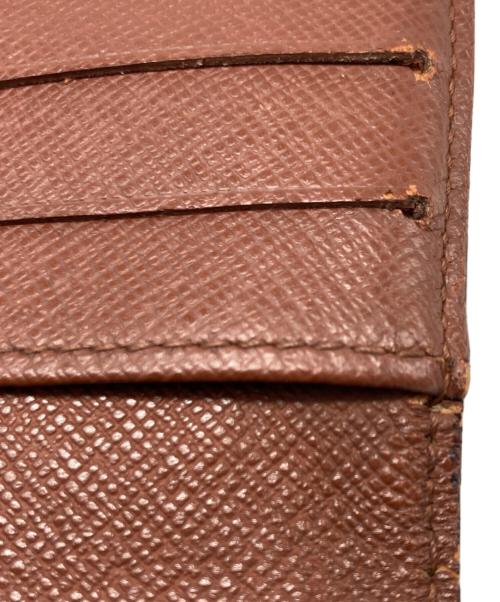 LOUIS VUITTON（ルイ ヴィトン）LOUIS VUITTON (ルイ ヴィトン) ポルトトレゾール/3つ折り財布 ブラウンの古着・服飾アイテム