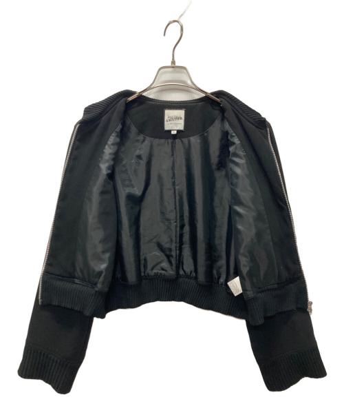 Jean Paul GAULTIER（ジャンポールゴルチェ）Jean Paul GAULTIER (ジャンポールゴルチェ) クロップドジャケット ブラック サイズ:40の古着・服飾アイテム