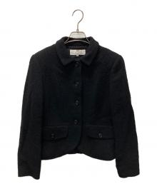 La Mode BALENCIAGA（ラモード バレンシアガ）の古着「ツイードセットアップ」｜ブラック