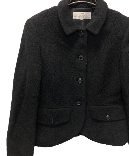 La Mode BALENCIAGA（ラモード バレンシアガ）LA MODE BALENCIAGA (ラモード バレンシアガ) ツイードセットアップ ブラック サイズ:40の古着・服飾アイテム