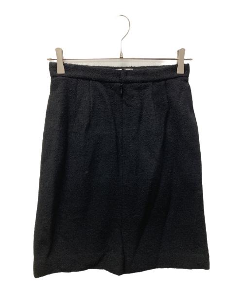 La Mode BALENCIAGA（ラモード バレンシアガ）LA MODE BALENCIAGA (ラモード バレンシアガ) ツイードセットアップ ブラック サイズ:40の古着・服飾アイテム