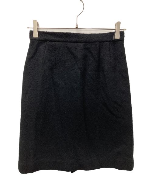 La Mode BALENCIAGA（ラモード バレンシアガ）LA MODE BALENCIAGA (ラモード バレンシアガ) ツイードセットアップ ブラック サイズ:40の古着・服飾アイテム