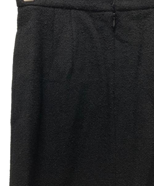 La Mode BALENCIAGA（ラモード バレンシアガ）LA MODE BALENCIAGA (ラモード バレンシアガ) ツイードセットアップ ブラック サイズ:40の古着・服飾アイテム