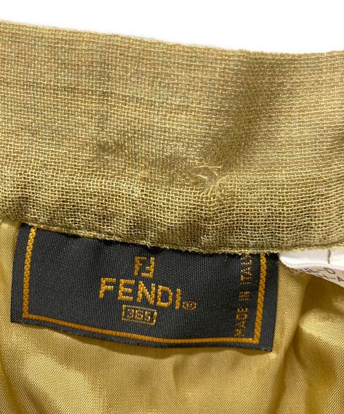 FENDI（フェンディ）FENDI (フェンディ) プリーツスカート カーキ サイズ:不明の古着・服飾アイテム