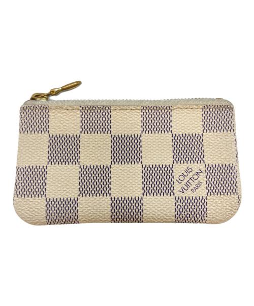 LOUIS VUITTON（ルイ ヴィトン）LOUIS VUITTON (ルイ ヴィトン) ダミエ・アズール ポシェット・クレ/コインケース ホワイトの古着・服飾アイテム
