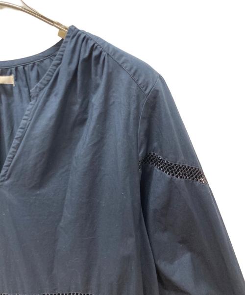 ne quittez pas（ヌキテパ）ne quittez pas (ヌキテパ) ブラウスワンピース ネイビー サイズ:Mの古着・服飾アイテム