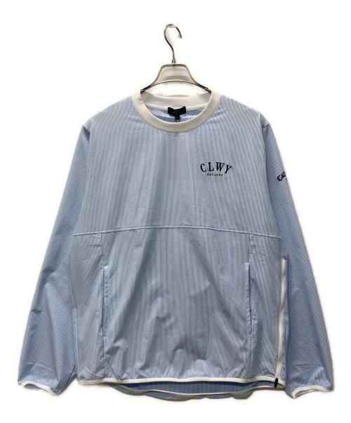 Callaway（キャロウェイ）Callaway (キャロウェイ) 8WAYストレッチシアサッカーブルゾン スカイブルー サイズ:LL 未使用品の古着・服飾アイテム