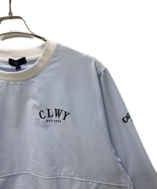 Callaway（キャロウェイ）Callaway (キャロウェイ) 8WAYストレッチシアサッカーブルゾン スカイブルー サイズ:LL 未使用品の古着・服飾アイテム