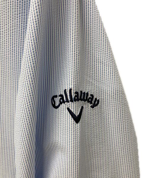 Callaway（キャロウェイ）Callaway (キャロウェイ) 8WAYストレッチシアサッカーブルゾン スカイブルー サイズ:LL 未使用品の古着・服飾アイテム