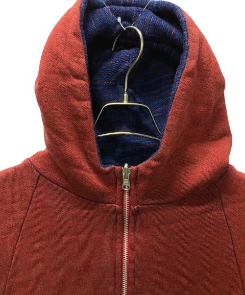 tamaki niime（タマキ ニイメ）tamaki niime (タマキ ニイメ) ジップパーカー レッド サイズ:ｆｒｅｅの古着・服飾アイテム