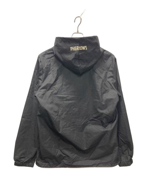 Pherrow's（フェローズ）Pherrow's (フェローズ) ナイロンスナップジャケット ブラック サイズ:XL 未使用品の古着・服飾アイテム