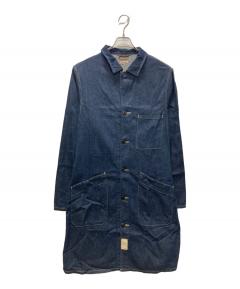 SASSAFRAS デニムコート 中古・古着通販】SASSAFRAS (ササフラス) デニムコート インディゴ