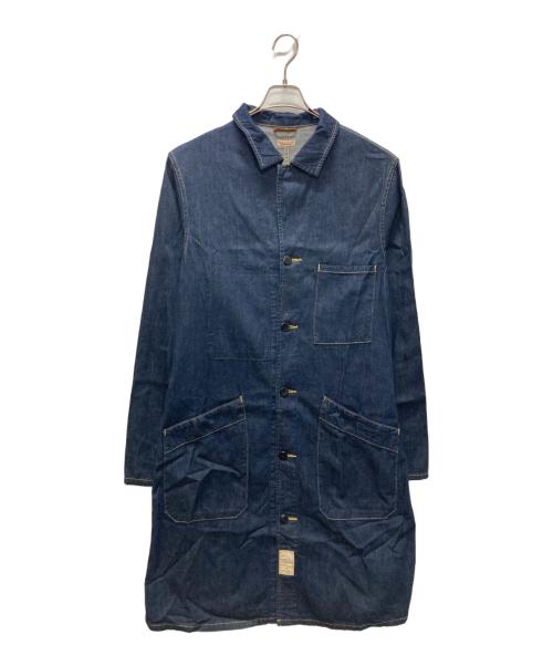 KAPITAL（キャピタル）KAPITAL (キャピタル) 8ozデニム ショップコート インディゴ サイズ:XLの古着・服飾アイテム