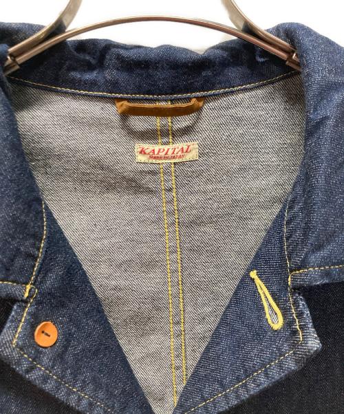 KAPITAL（キャピタル）KAPITAL (キャピタル) 8ozデニム ショップコート インディゴ サイズ:XLの古着・服飾アイテム
