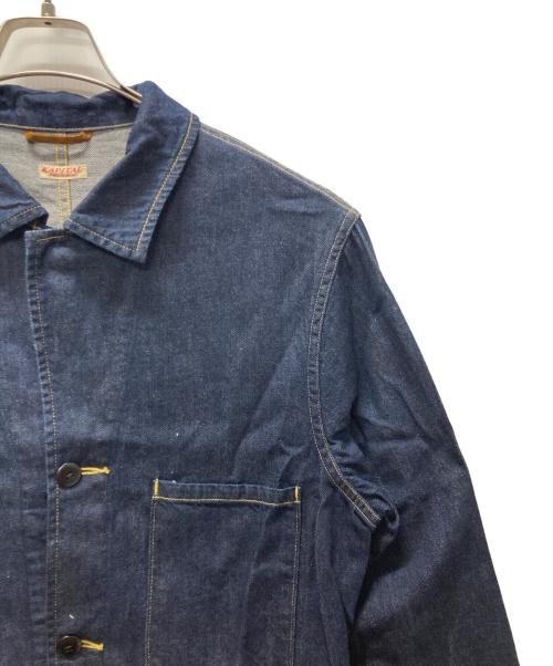 KAPITAL（キャピタル）KAPITAL (キャピタル) 8ozデニム ショップコート インディゴ サイズ:XLの古着・服飾アイテム