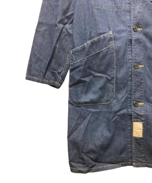 KAPITAL（キャピタル）KAPITAL (キャピタル) 8ozデニム ショップコート インディゴ サイズ:XLの古着・服飾アイテム