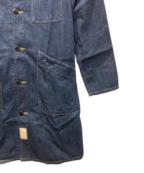 KAPITAL（キャピタル）KAPITAL (キャピタル) 8ozデニム ショップコート インディゴ サイズ:XLの古着・服飾アイテム