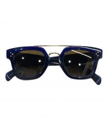 CELINE（セリーヌ）の古着「double bridge glasses」｜ブルー