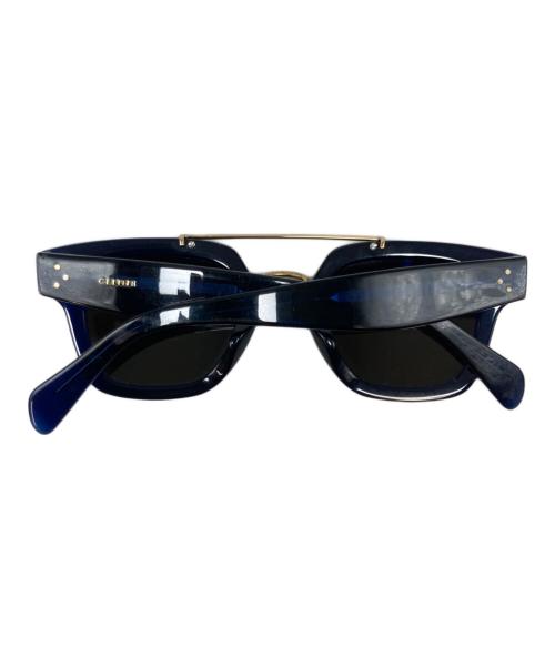 CELINE（セリーヌ）CELINE (セリーヌ) double bridge glasses ブルーの古着・服飾アイテム