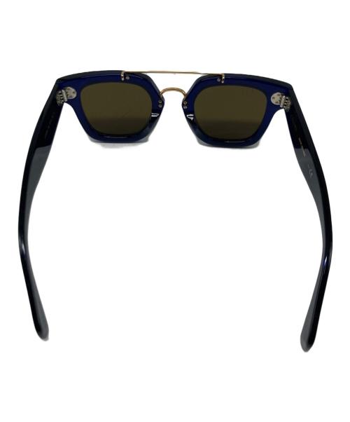 CELINE（セリーヌ）CELINE (セリーヌ) double bridge glasses ブルーの古着・服飾アイテム
