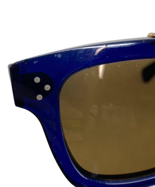 CELINE（セリーヌ）CELINE (セリーヌ) double bridge glasses ブルーの古着・服飾アイテム
