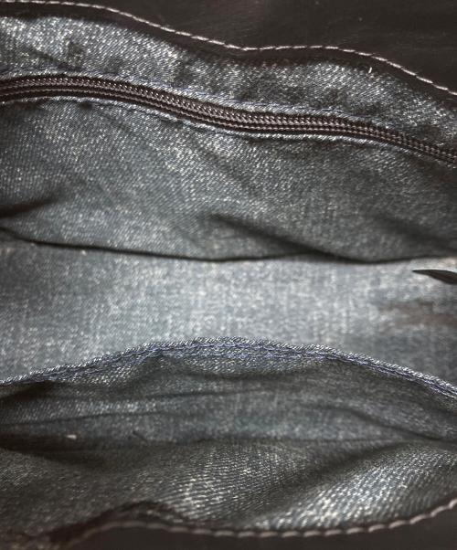 LONGCHAMP（ロンシャン）LONGCHAMP (ロンシャン) ロゾ/2WAY型押しハンドバッグ S ブラックの古着・服飾アイテム