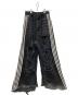 yori sport（ヨリ スポーツ）の古着「5 STRIPE DENIM/ダメージデニムパンツ」｜ブラック