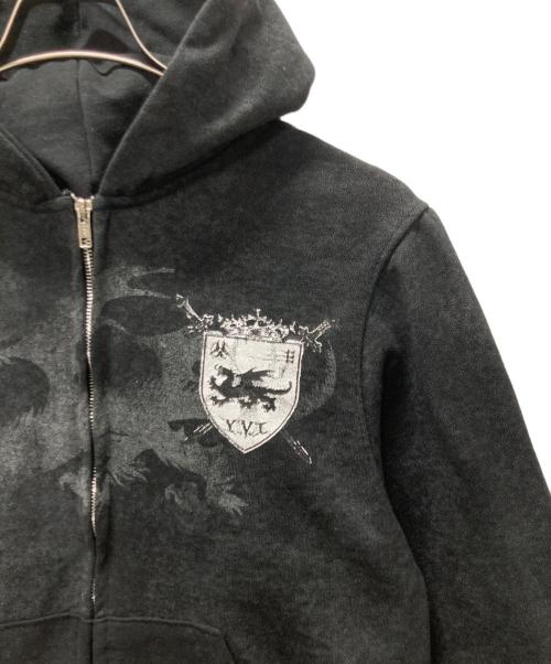cozy worldwide（コジー ワールドワイド）cozy worldwide (コジー ワールドワイド) world royal knight club hoodie ブラック サイズ:Mの古着・服飾アイテム