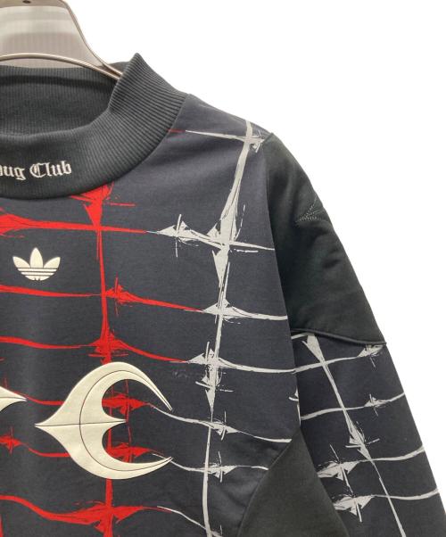 adidas Originals（アディダスオリジナル）adidas Originals (アディダスオリジナル) THUG CLUB (サグ クラブ) GOALIE T-SHIRT LONG SLEEVE/ゴーリー Tシャツ ロングスリーブ ブラック サイズ:Sの古着・服飾アイテム